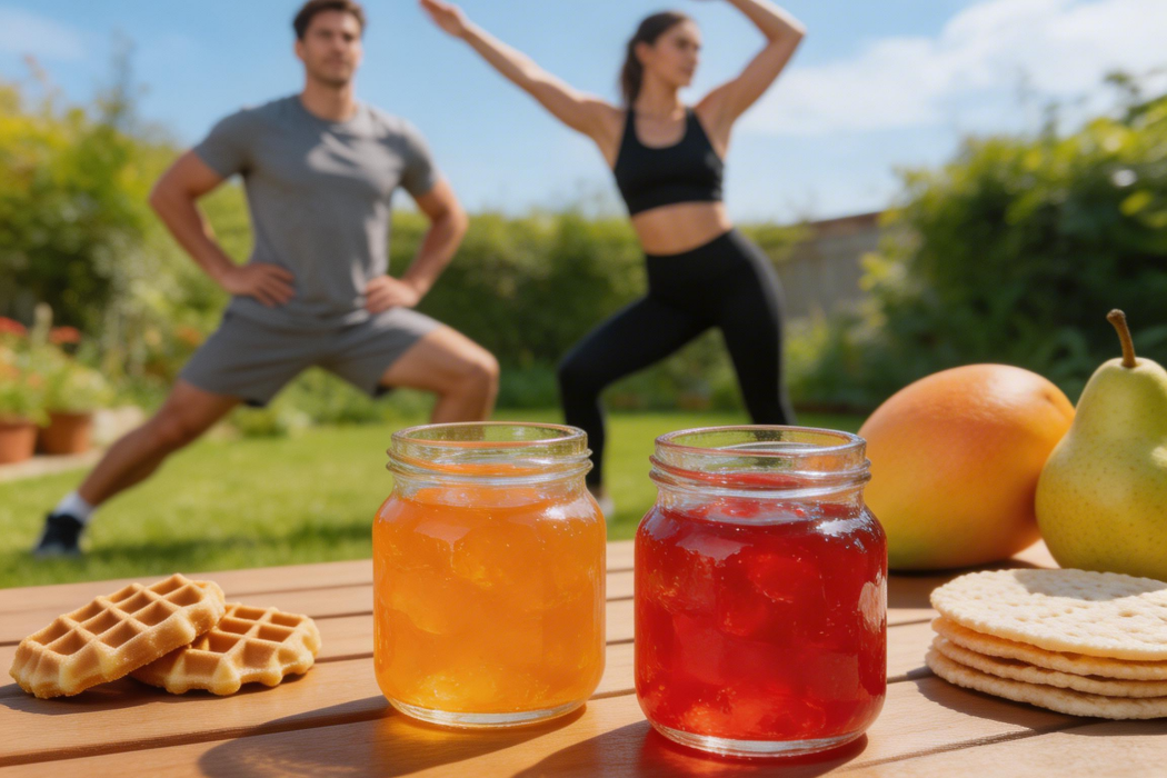 Galaretki owocowe kolagenowe w słoiczkach