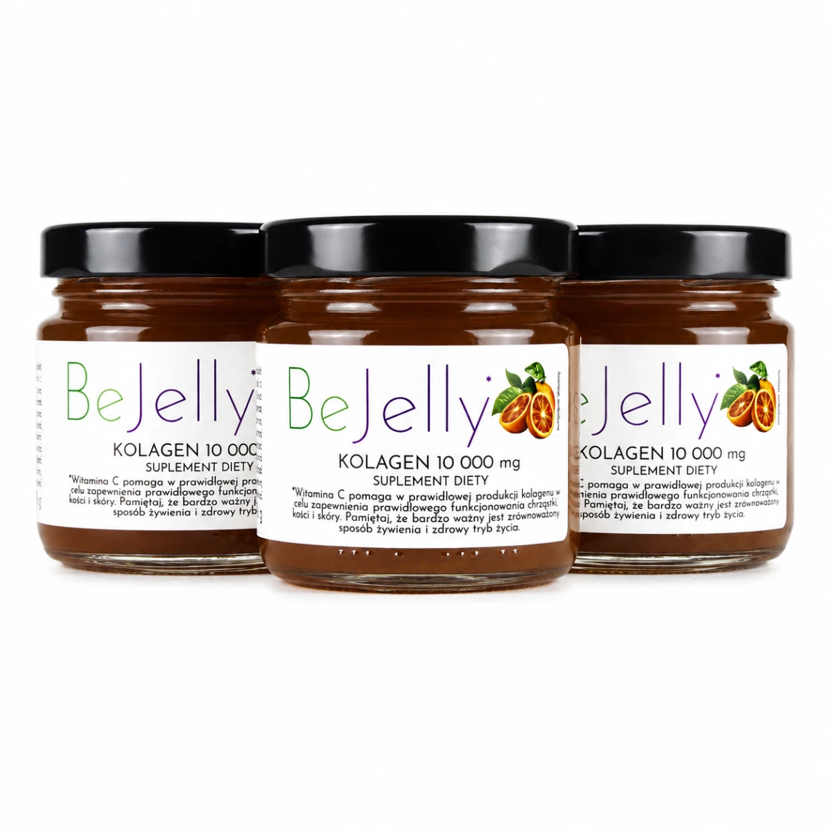 BeJelly CZERWONA POMARAŃCZA kolagen 10 000 mg