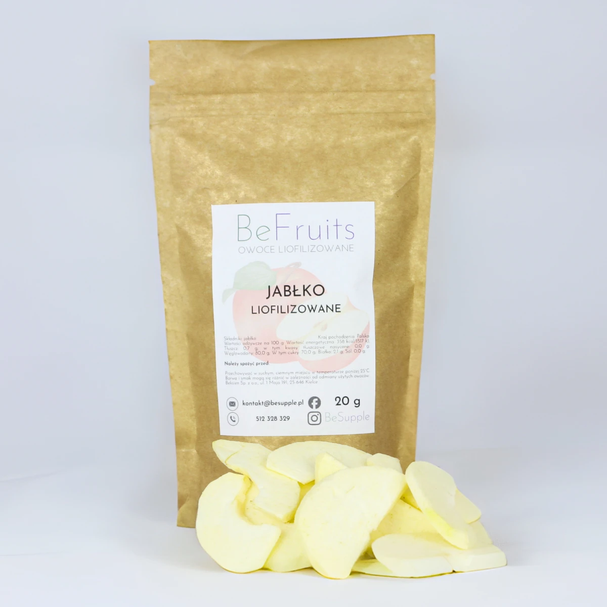 Jabłko liofilizowane