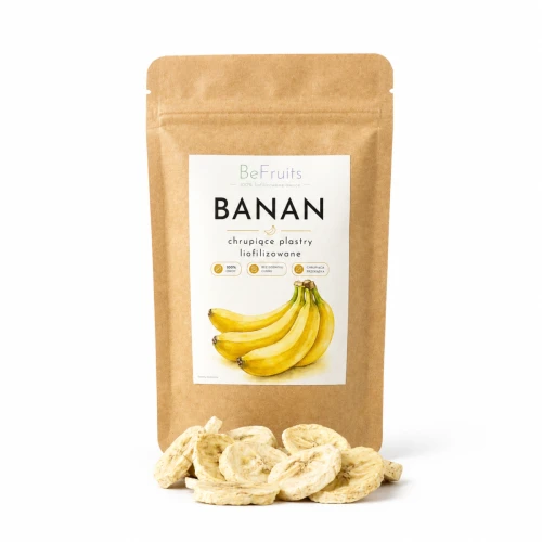 Banan liofilizowany plastry