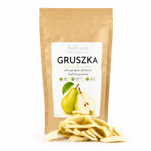 Gruszka liofilizowana plastry